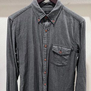 J. Crew — Casual Shirt w/ Button-down collar — Gray